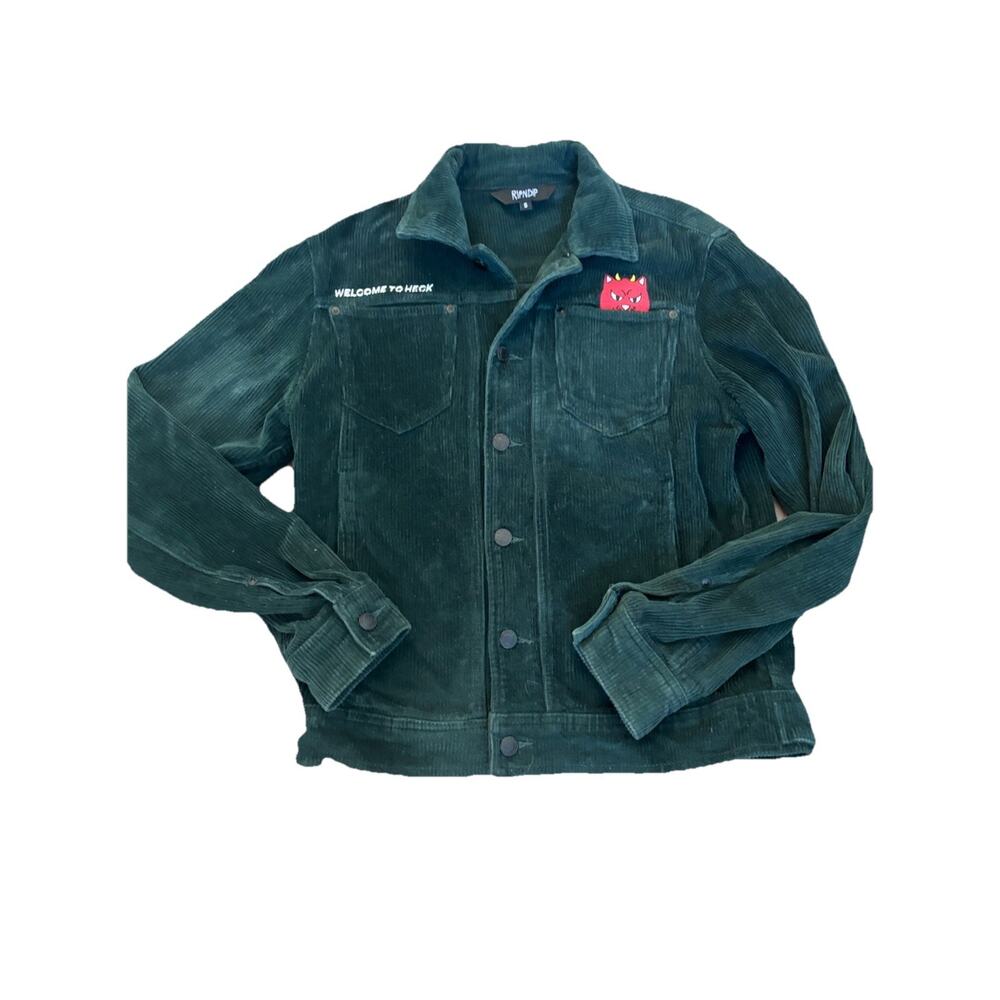 RIPNDIP Corduroy Jacket Green